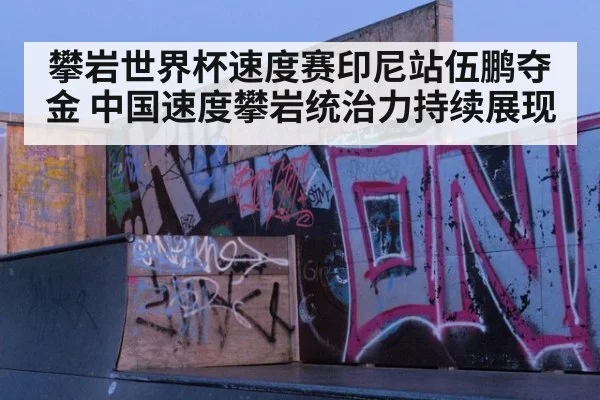 攀岩世界杯速度赛印尼站伍鹏夺金 中国速度攀岩统治力持续展现